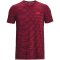 UNDER ARMOUR Seamless Ripple Trainingsshirt Herren 600 - dark maroon/beta XL