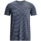UNDER ARMOUR Seamless Ripple Trainingsshirt Herren 044 - downpour gray/black L