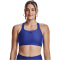 UNDER ARMOUR HeatGear High Sport-BH Damen 400 - royal/black S