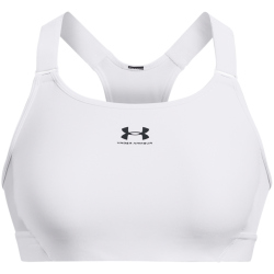 UNDER ARMOUR HeatGear High Sport-BH Damen 100 - white/jet...