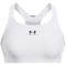 UNDER ARMOUR HeatGear High Sport-BH Damen 100 - white/jet gray XS