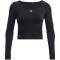 UNDER ARMOUR Train Seamless langarm Trainingsshirt Damen 001 - black/white M