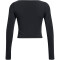 UNDER ARMOUR Train Seamless langarm Trainingsshirt Damen 001 - black/white M