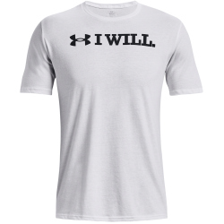 UNDER ARMOUR I Will T-Shirt Herren 100 - white/black S