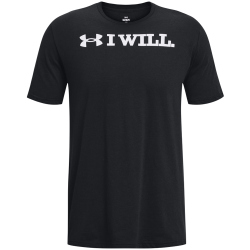 UNDER ARMOUR I Will T-Shirt Herren 001 - black/white XS