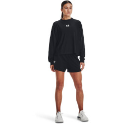 UNDER ARMOUR Rival Terry Shorts Damen 001 - black/white XS