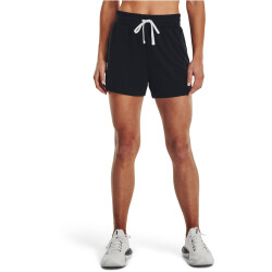 UNDER ARMOUR Rival Terry Shorts Damen 001 - black/white XS