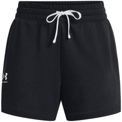 UNDER ARMOUR Rival Terry Shorts Damen 001 - black/white S