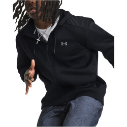 UNDER ARMOUR Essentials Swacket Jacke Herren 001 - black/black/pitch gray XXL