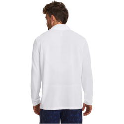 UNDER ARMOUR Seamless Stride 1/4-Zip Laufshirt Herren 100 - white/reflective M