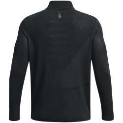 UNDER ARMOUR Seamless Stride 1/4-Zip Laufshirt Herren 001 - black/reflective S