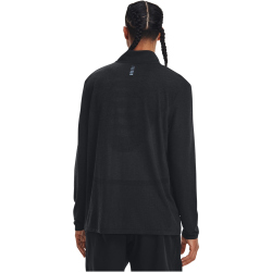 UNDER ARMOUR Seamless Stride 1/4-Zip Laufshirt Herren 001 - black/reflective M
