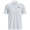 UNDER ARMOUR Performance 3.0 Printed Poloshirt Herren 100 - white/cosmic blue/midnight navy M