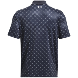 UNDER ARMOUR Performance 3.0 Printed Golf-Poloshirt Herren 044 - downpour gray/halo gray M