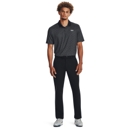 UNDER ARMOUR Performance 3.0 Printed Golf-Poloshirt Herren 003 - black/halo gray S