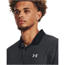 UNDER ARMOUR Performance 3.0 Printed Golf-Poloshirt Herren 003 - black/halo gray M