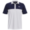 UNDER ARMOUR Performance 3.0 Color Block Poloshirt Herren 100 - white/midnight navy/white M