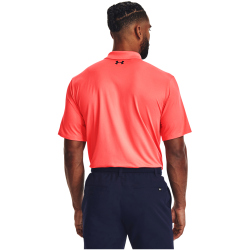 UNDER ARMOUR Performance 3.0 Golf-Poloshirt Herren 690 - venom red/midnight navy M