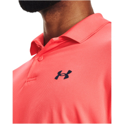 UNDER ARMOUR Performance 3.0 Golf-Poloshirt Herren 690 - venom red/midnight navy M
