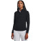 UNDER ARMOUR Playoff 1/4-Zip Golfshirts Damen 001 - black/metallic silver S