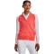 UNDER ARMOUR Storm Midlayer Golfjacke Damen 690 - venom red/pink fizz/metallic silver L