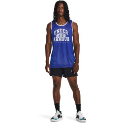 UNDER ARMOUR Baseline wendbares Basketballtrikot Herren 400 - royal/white/royal M