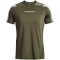 UNDER ARMOUR HeatGear Fitted kurzarm Trainingsshirt Herren 390 - marine od green/white S