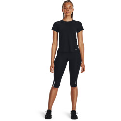UNDER ARMOUR Iso-Chill Laser T-Shirt Damen 001 - black/black/reflective M