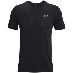 UNDER ARMOUR Rush Seamless Legacy Trainingsshirt Herren 001 - black/black XXL
