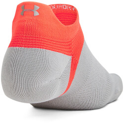 2er Pack UNDER ARMOUR ArmourDry Run Lite Lauf-Füßlinge 011 - mod gray/black/reflective S (34-38)