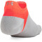 2er Pack UNDER ARMOUR ArmourDry Run Lite Lauf-Füßlinge 011 - mod gray/black/reflective S (34-38)