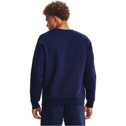 UNDER ARMOUR Essential Fleece Sweatshirt Herren 410 - midnight navy/white M