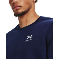 UNDER ARMOUR Essential Fleece Sweatshirt Herren 410 - midnight navy/white M