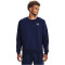 UNDER ARMOUR Essential Fleece Sweatshirt Herren 410 - midnight navy/white M