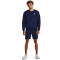 UNDER ARMOUR Essential Fleece Sweatshirt Herren 410 - midnight navy/white M