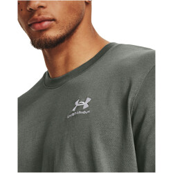 UNDER ARMOUR Heavyweight Logo T-Shirt Herren 182 - colorado sage/white M
