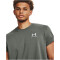UNDER ARMOUR Heavyweight Logo T-Shirt Herren 182 - colorado sage/white M