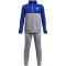 UNDER ARMOUR Colorblock Knit Trainingsanzug Jungen 036 - steel/team royal/white M (137-149 cm)