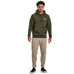 UNDER ARMOUR Essential Fleece Hoodie Herren 391 - marine od green/white L