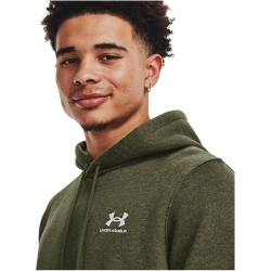 UNDER ARMOUR Essential Fleece Hoodie Herren 391 - marine od green/white L