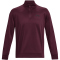 UNDER ARMOUR 1/4-Zip Sweatshirt Herren 600 - dark maroon/black S