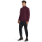 UNDER ARMOUR 1/4-Zip Sweatshirt Herren 600 - dark maroon/black S