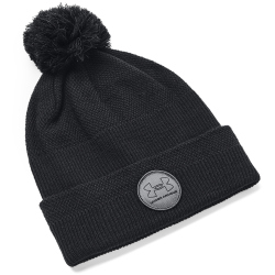 UNDER ARMOUR Driver Pom Beanie Herren 001 - black/black