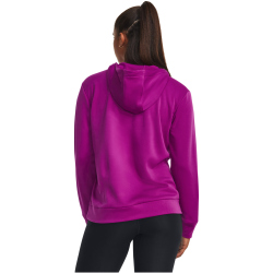 UNDER ARMOUR Fleece Left Chest Hoodie Damen 573 - mystic magenta/black XS