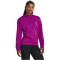 UNDER ARMOUR Fleece Left Chest Hoodie Damen 573 - mystic magenta/black XS
