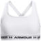 UNDER ARMOUR Crossback Sport-BH M&auml;dchen 101 - white/white/black M (137-149 cm)