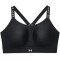 UNDER ARMOUR Infinity Mid Covered Sport-BH Damen 001 - black/black/white 1X
