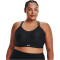 UNDER ARMOUR Infinity Mid Covered Sport-BH Damen 001 - black/black/white 1X
