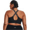 UNDER ARMOUR Infinity Mid Covered Sport-BH Damen 001 - black/black/white 1X
