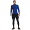 UNDER ARMOUR ColdGear Mock Kompressionsshirt Herren 400 - royal/white XXL